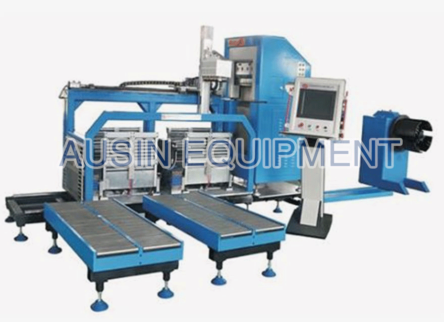 Distributed gap wound core forming machine